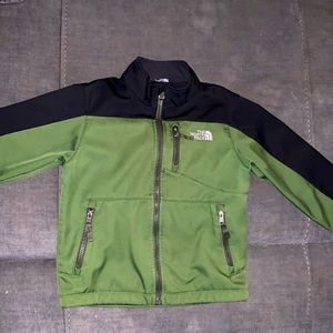 The North Face kids soft shell jacket—good used condition!
